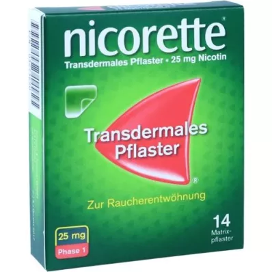 NICORETTE TX Pflaster 25 mg, 14 St