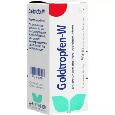 GOLDTROPFEN W Mischung, 50 ml