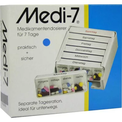 MEDI 7 Medikamentendos.f.7 Tage blau, 1 St