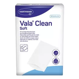 VALACLEAN soft Einmal Waschhandschuhe, 50 St