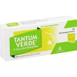 TANTUM VERDE 3 mg Lutschtabl.m.Zitronengeschmack, 20 St