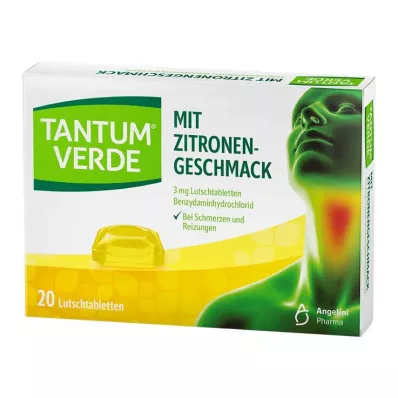 TANTUM VERDE 3 mg Lutschtabl.m.Zitronengeschmack, 20 St