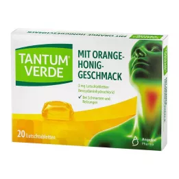 TANTUM VERDE 3 mg Lutschtabl.m.Orange-Honiggeschm., 20 St