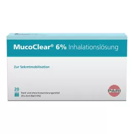 MUCOCLEAR 6% NaCl Inhalationslösung, 20X4 ml