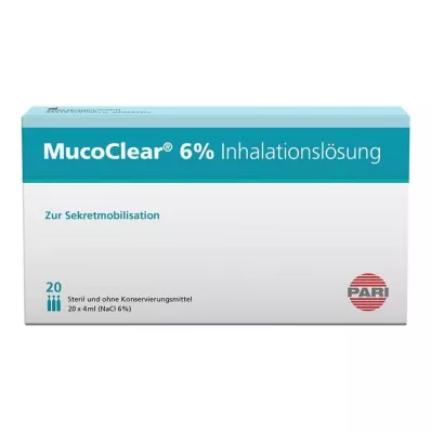 MUCOCLEAR 6% NaCl Inhalationslösung, 20X4 ml MUCOCLEAR 6% NaCl Inhalationslösung, 20X4 ml