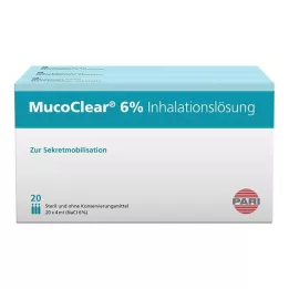 MUCOCLEAR 6% NaCl Inhalationslösung, 60X4 ml