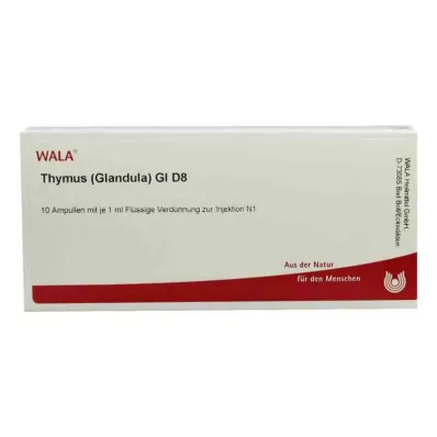 THYMUS GLANDULA GL D 8 Ampullen, 10X1 ml