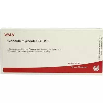 GLANDULA THYREOIDEA GL D 15 Ampullen, 10X1 ml