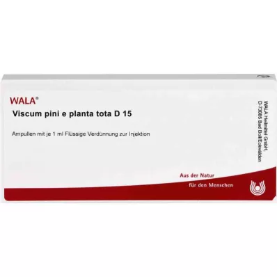VISCUM PINI e planta tota D 15 Ampullen, 10X1 ml