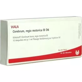 CEREBRUM REGIO motorica GL D 6 Ampullen, 10X1 ml