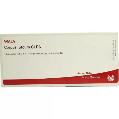 CORPUS LUTEUM GL D 6 Ampullen, 10X1 ml CORPUS LUTEUM GL D 6 Ampullen, 10X1 ml