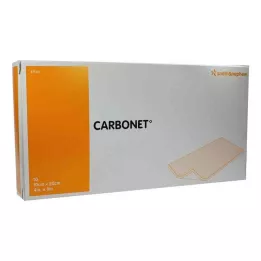 CARBONET 10x20 cm geruchsabs.Wundaufl.m.Aktivkoh., 10 St