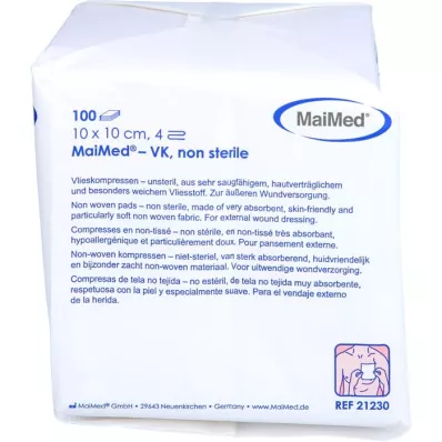 VLIESSTOFF-KOMPRESSEN unsteril 10x10 cm 4fach, 100 St