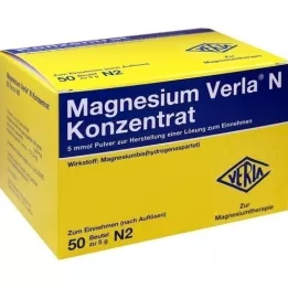 MAGNESIUM VERLA N Konzentrat Plv.z.H.e.L.z.Einn., 50 St