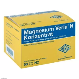 MAGNESIUM VERLA N Konzentrat Plv.z.H.e.L.z.Einn., 50 St