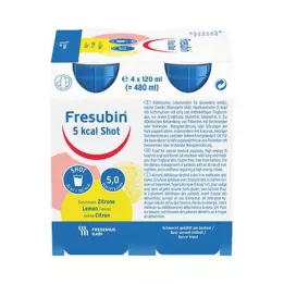 FRESUBIN 5 kcal SHOT Lemon Lösung, 4X120 ml