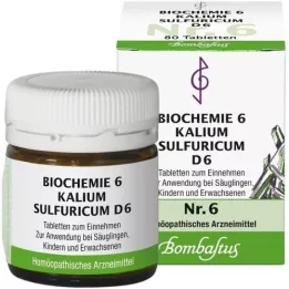 BIOCHEMIE 6 Kalium sulfuricum D 6 Tabletten, 80 St