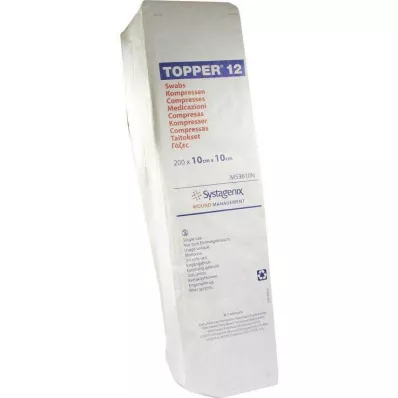TOPPER 12 Kompr.10x10 cm unsteril, 200 St