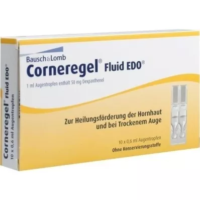 CORNEREGEL Fluid EDO Augentropfen, 10X0.6 ml