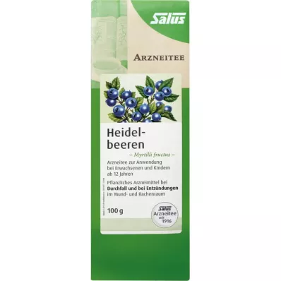 HEIDELBEEREN ARZNEITEE Myrtilli fructus Bio Salus, 100 g