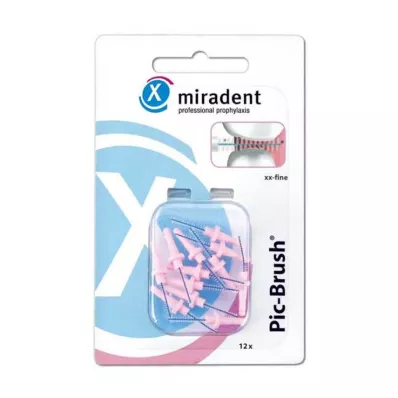 MIRADENT Interd.Pic-Brush Ersatzb.xx-fein pink, 12 St