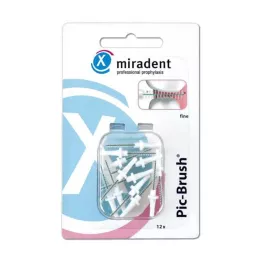 MIRADENT Interd.Pic-Brush Ersatzb.fein weiß, 12 St