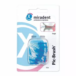 MIRADENT Interd.Pic-Brush Ersatzb.large blau, 12 St