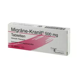 MIGRÄNE KRANIT 500 mg Tabletten, 10 St