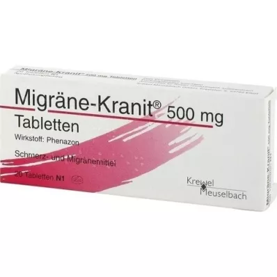 MIGRÄNE KRANIT 500 mg Tabletten, 20 St