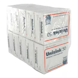 UNIZINK 50 magensaftresistente Tabletten, 10X100 St