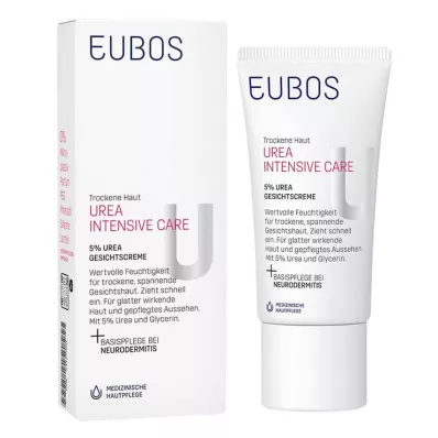 EUBOS TROCKENE Haut Urea 5% Gesichtscreme, 50 ml
