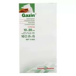 GAZIN Mullkomp.10x20 cm steril 8fach, 5X2 St