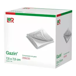 GAZIN Mullkomp.7,5x7,5 cm steril 8fach, 25X2 St