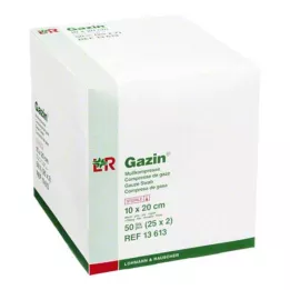 GAZIN Mullkomp.10x20 cm steril 8fach, 25X2 St