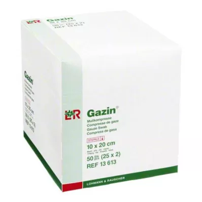 GAZIN Mullkomp.10x20 cm steril 8fach, 25X2 St