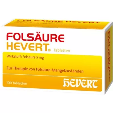 FOLSÄURE HEVERT Tabletten, 100 St