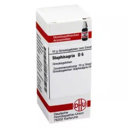 STAPHISAGRIA D 6 Globuli, 10 g