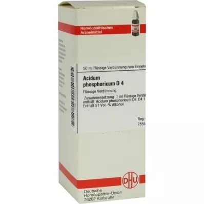 ACIDUM PHOSPHORICUM D 4 Dilution, 50 ml