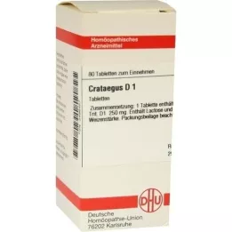 CRATAEGUS D 1 Tabletten, 80 St