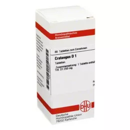 CRATAEGUS D 1 Tabletten, 80 St