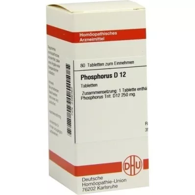 PHOSPHORUS D 12 Tabletten, 80 St