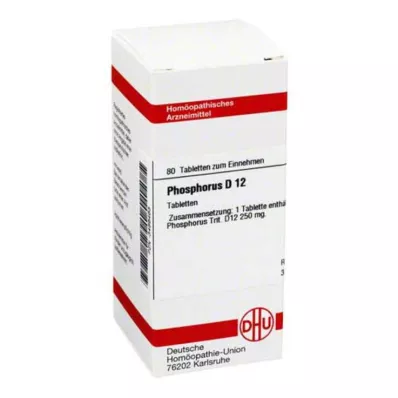 PHOSPHORUS D 12 Tabletten, 80 St