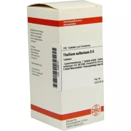 THALLIUM SULFURICUM D 6 Tabletten, 200 St