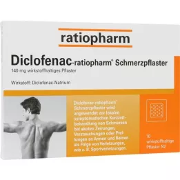 DICLOFENAC-ratiopharm Schmerzpflaster, 10 St