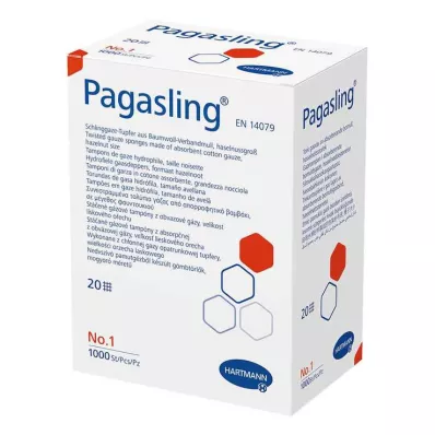 PAGASLING Mulltupfer unsteril Gr.1 haselnussgroß, 1000 St