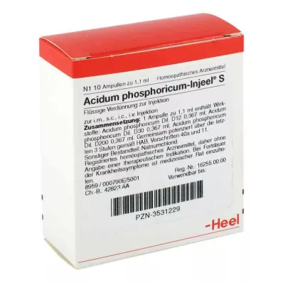 ACIDUM PHOSPHORICUM INJEEL S Ampullen, 10 St