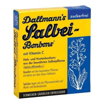 DALLMANNS Salbei Bonbons zuckerfrei, 20 St DALLMANNS Salbei Bonbons zuckerfrei, 20 St