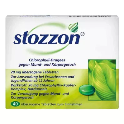 STOZZON Chlorophyll überzogene Tabletten, 40 St