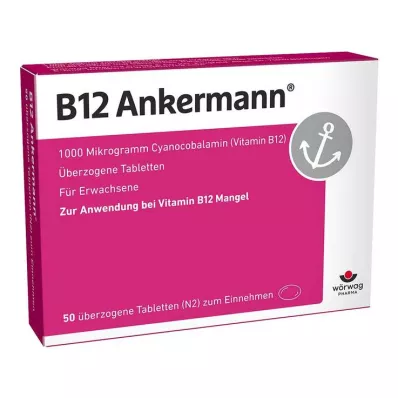 B12 ANKERMANN überzogene Tabletten, 50 St