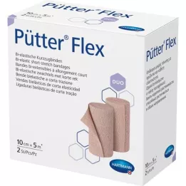 PÜTTER Flex Duo Binde 10 cmx5 m, 2 St